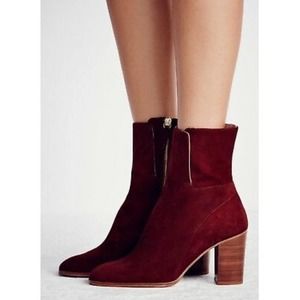 Free People Collection Breakers Heel Booties Size 38 8 NWT